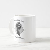 Eenheid en Kracht Inspirerend Koffiemok (Voorkant links)