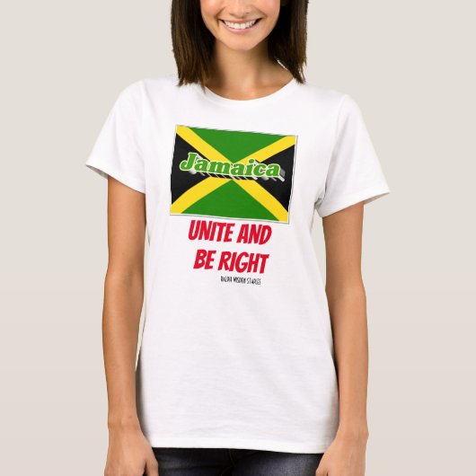 EENHEID EN RECHTS ZIJN / JAMAICA T-SHIRT (Voorkant)