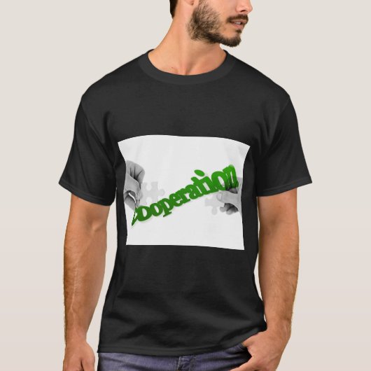 Eenheid en samenwerking Print T-shirt (Voorkant)