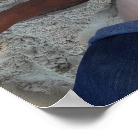 Eenheid! Etnische diversiteit Rum Point Cayman Isl Poster (Hoek)