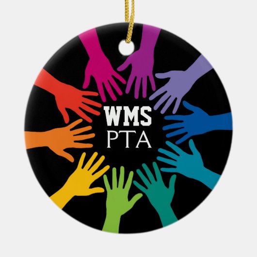 Eenheid - Handen - SRF Keramisch Ornament (Voorkant)