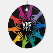 Eenheid - Handen - SRF Keramisch Ornament (Links)