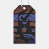 Eenheid in actie - een baken van partnerschap cadeaulabel (Achterkant)