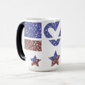 Eenheid in actie - een baken van partnerschap magische mok (Voorkant links)