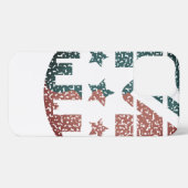 Eenheid in actie - een modern eerbetoon iPhone hoesje (Achterkant horizontaal)