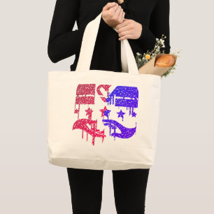Eenheid in diversiteit - een gezamenlijke visie grote tote bag