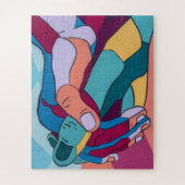 Eenheid in diversiteit houdt handen puzzel vast. legpuzzel (Verticaal)