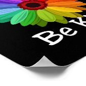 Eenheid in een wereld waar je alles kunt zijn poster (Hoek)