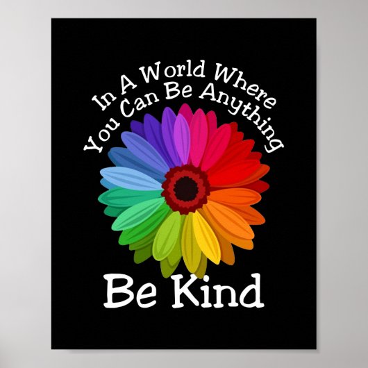 Eenheid in een wereld waar je alles kunt zijn poster (Voorkant)