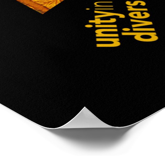 Eenheid in het Poster Diversiteit (Hoek)