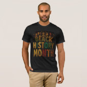 Eenheid in kleur Black History Month T-shirt (Voorkant volledig)