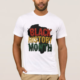 Eenheid in kleur Black History Month T-shirt