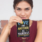 Eenheid in Liefde: Tekening van Liefde Elkaar Als  Briefkaart