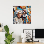 Eenheid in Tinten Poster (Thuiskantoor)