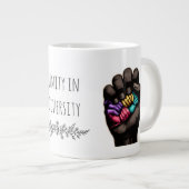 Eenheid in verscheidenheid grote koffiekop (Voorkant rechts)
