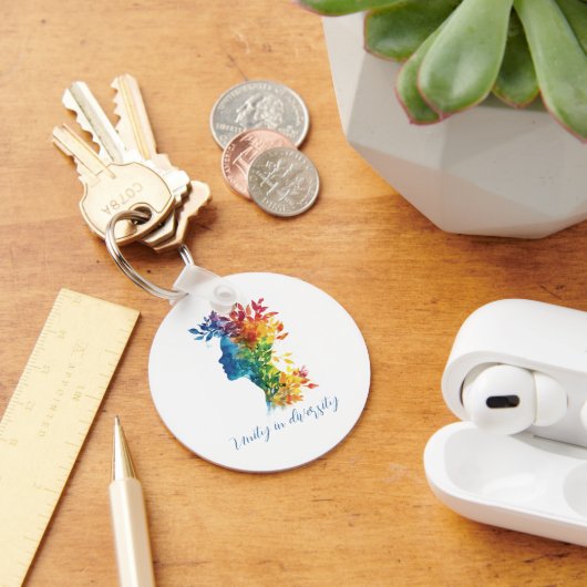 Eenheid in verscheidenheid I regenboog gekleurde i Sleutelhanger (Bureau)