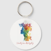 Eenheid in verscheidenheid I regenboog gekleurde i Sleutelhanger (Achterkant)