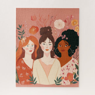 "Eenheid in verscheidenheid" Puzzel Happy Women`s 