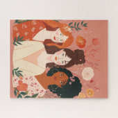 "Eenheid in verscheidenheid" Puzzel Happy Women`s  (Horizontaal)