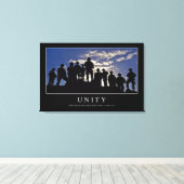 Eenheid: Inspirerend prijsopgave 2 Canvas Afdruk (Insitu (Houten vloer))