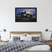 Eenheid: Inspirerend prijsopgave 2 Canvas Afdruk (Insitu (Slaapkamer))