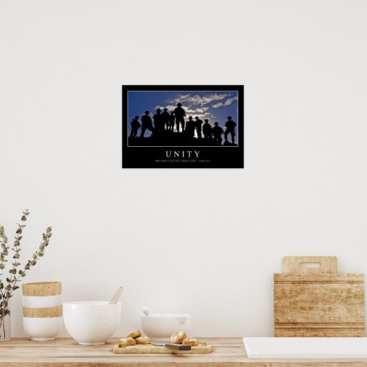 Eenheid: Inspirerend prijsopgave 2 Poster (Keuken)