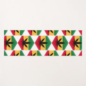 Eenheid is vrede yogamat (Voorkant (horizontaal))