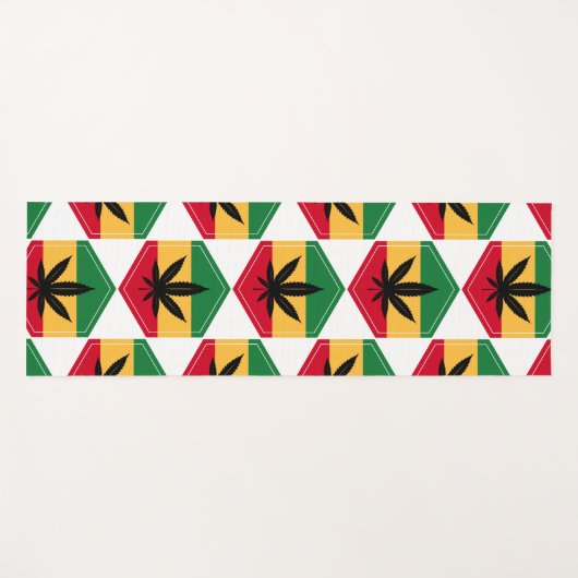 Eenheid is vrede yogamat (Voorkant (horizontaal))