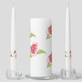 Eenheid Kaars Set: Exotische Bloem