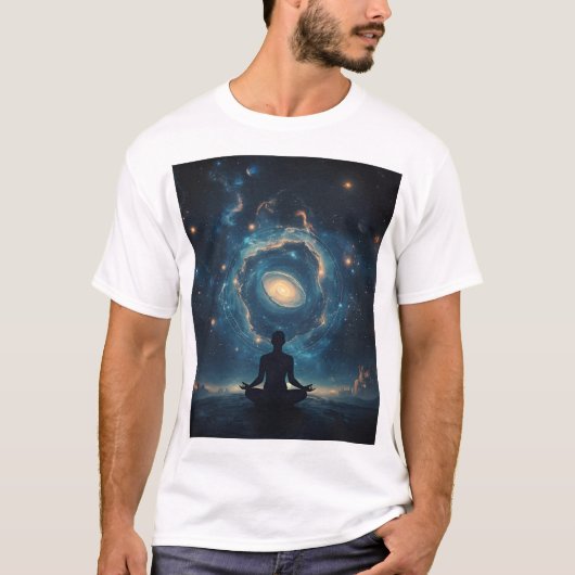 🌌 Eenheid met het Oneindige: Nirvana  T-shirt (Voorkant)
