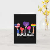 Eenheid over divisie Harris 2024 Wheimer 2024 stem Kaart (Gele Bloem)