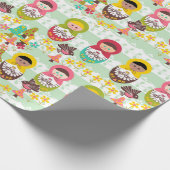 Eenheid Rond de cadeauomslag van de Wereld Cadeaupapier (Hoek)