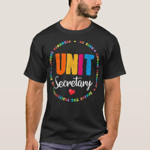 Eenheid Secretaris-generaal Goedkeuring Week gezon T-shirt