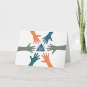 Eenheid, service, geboortedag obriety kaart (Voorkant)