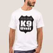 Eenheid Shirt Politie Hond Divisie Cop Badge of Sh (Voorkant)