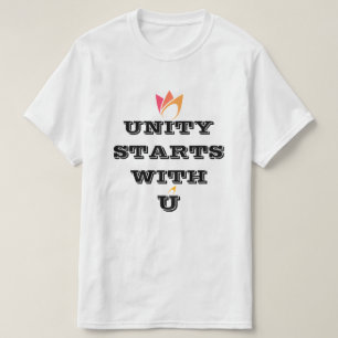 EENHEID START BIJ JOU aangepaste groeps-t-shirt T-shirt