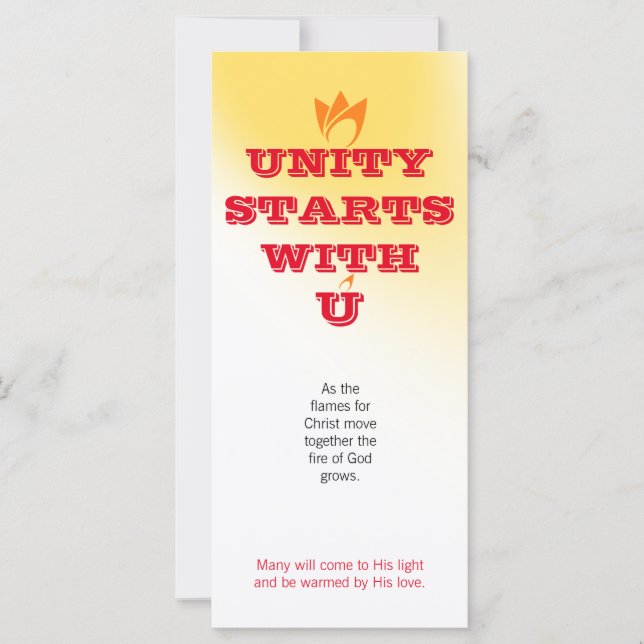 EENHEID START MET JOU (oranje vuur) & Logo (Voorkant)
