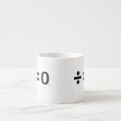 Eenheid Symbool Espresso Mok (Voorkant)