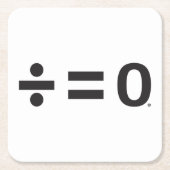 Eenheid Symbool Square Onderzetters (Voorkant)