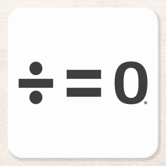 Eenheid Symbool Square Onderzetters (Voorkant)