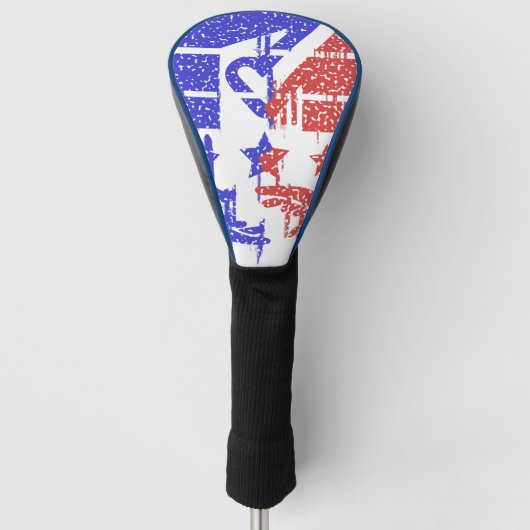Eenheid te midden van verschillen golfheadcover (Voorkant)