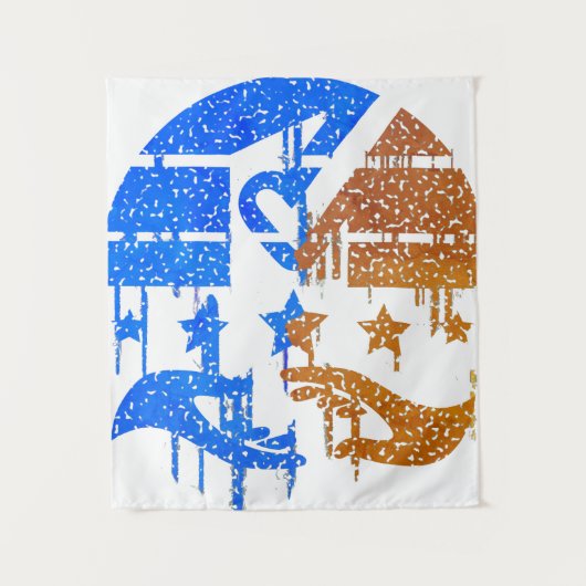 Eenheid te midden van verschillen wandkleed (Voorkant)