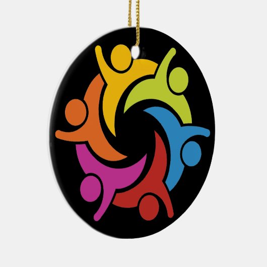 Eenheid - Teamwork - SRF Keramisch Ornament (Rechts)