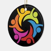 Eenheid - Teamwork - SRF Keramisch Ornament (Links)