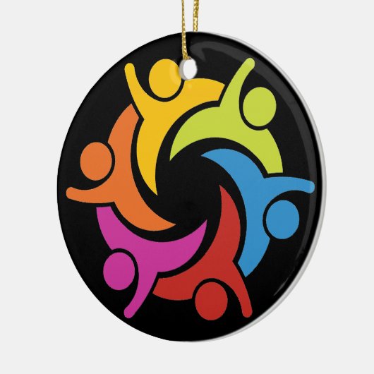 Eenheid - Teamwork - SRF Keramisch Ornament (Links)