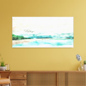 Eenheid van aarde en waterdichte landschappen canvas afdruk (Insitu (Woonkamer))