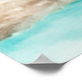 Eenheid van aarde en waterdichte landschappen poster (Hoek)