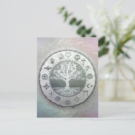 Eenheid van godsdienst en hart briefkaart (Staand voorkant)