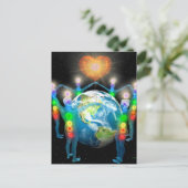 Eenheid van het licht briefkaart (Staand voorkant)