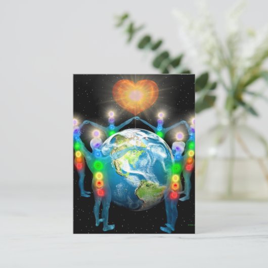 Eenheid van het licht briefkaart (Staand voorkant)